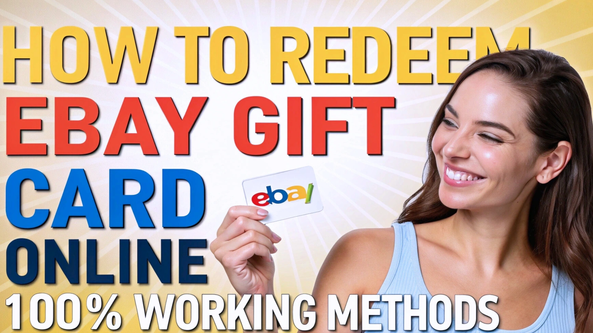 How to Redeem eBay Gift Card Online – 100% Working Methods